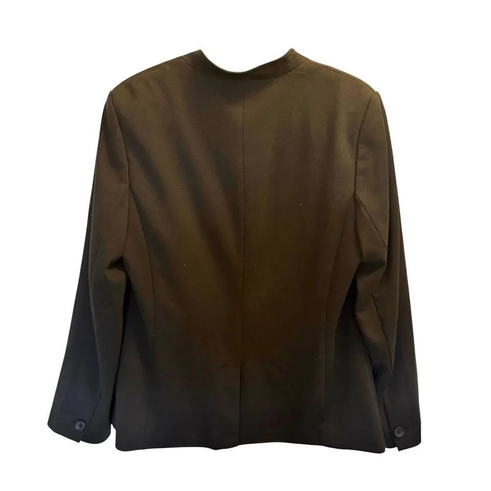 Banana Republic single button black blazer size 14